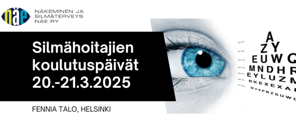 Silmähoitajien koulutuspäivät maaliskuussa 2025.