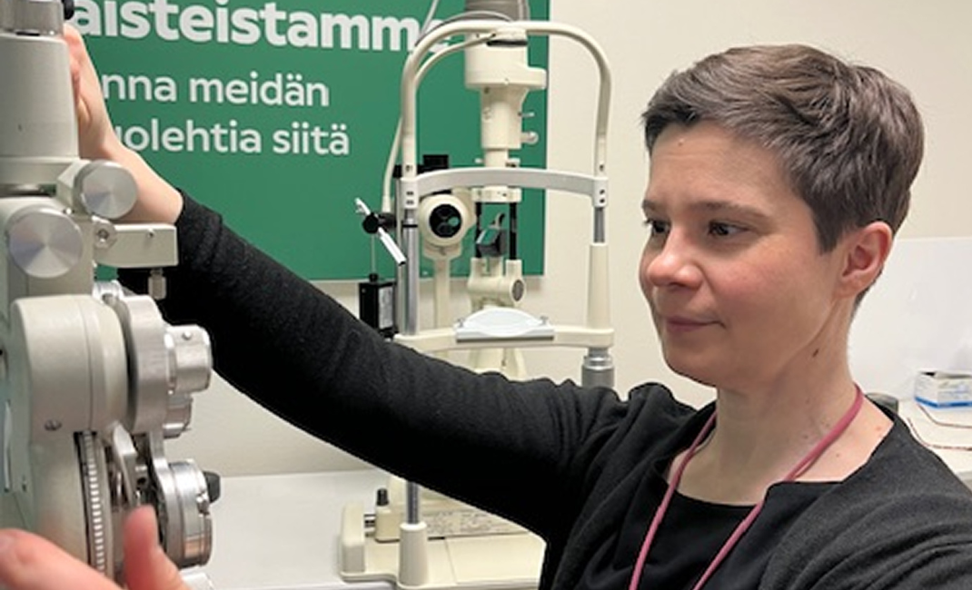 Päivi Tervaniemi on optikkoyrittäjä, joka luotsaa yhdessä Riku Rajalan kanssa Rovaniemen Specsaversia.