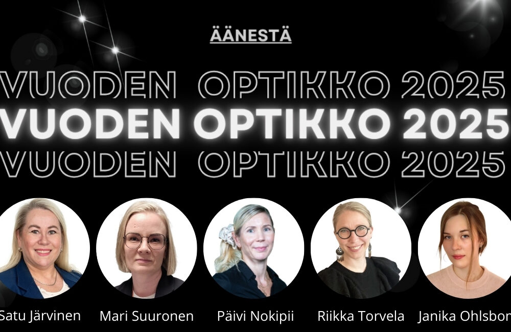 Vuoden optikko 2025 ehdokkaat.