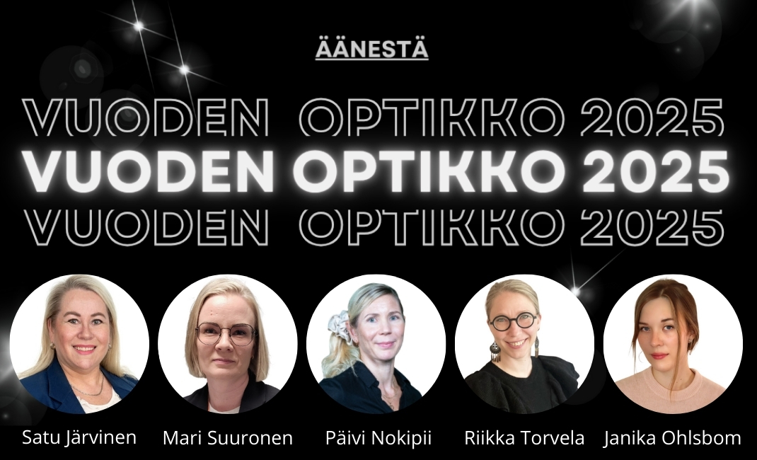 Vuoden optikko 2025 ehdokkaat.