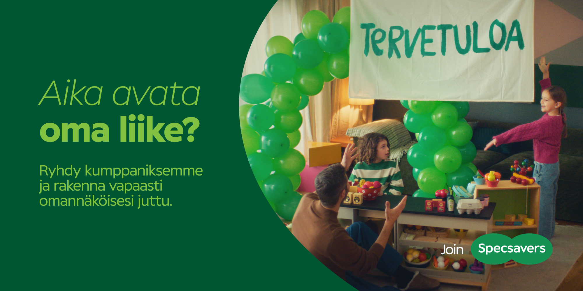 Aika avata oma liike? Specsavers