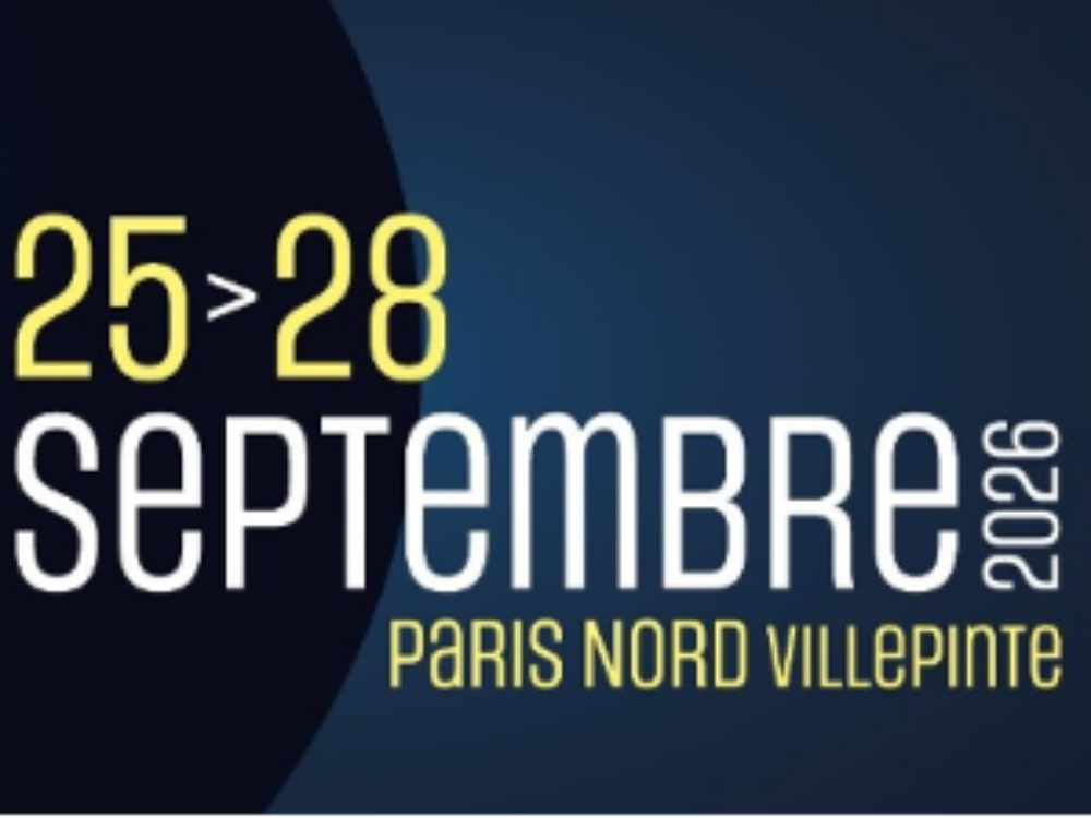 Banneri SILMO Paris 2026 tapahtumalle. Bannerissa lukee "25-28 Septembre 2026, Paris Nord Villepinte"